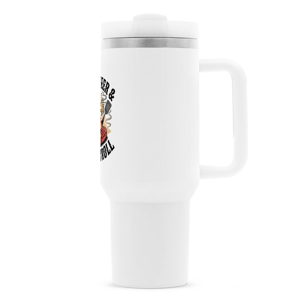 Meat, Beer & Rock N roll - Thermobecher | Mug | Meatware