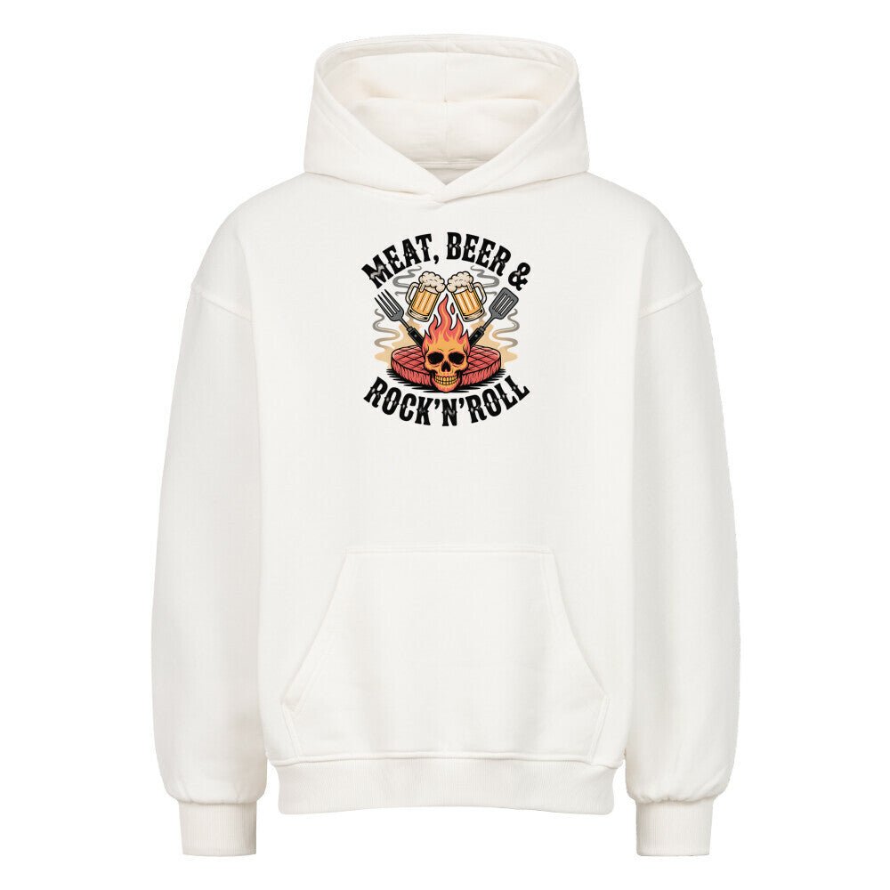 Meat, Beer & Rock N roll - VACANCY Oversized Hoodie | Hoodie | Meatware