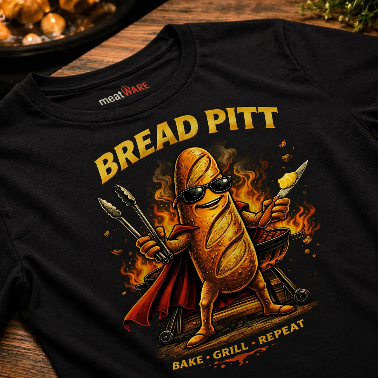 Bread Pitt Premium T-Shirt – Das knusprigste Wortspiel