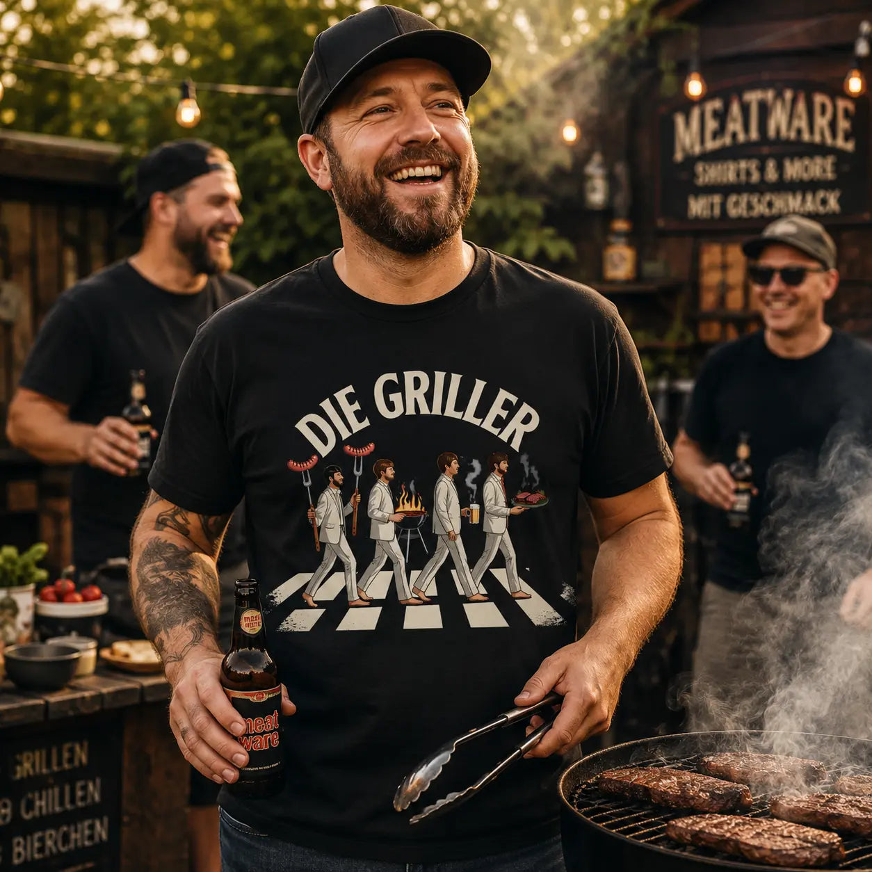 🔥 The Grillers – BBQ Abbey Road Shirt