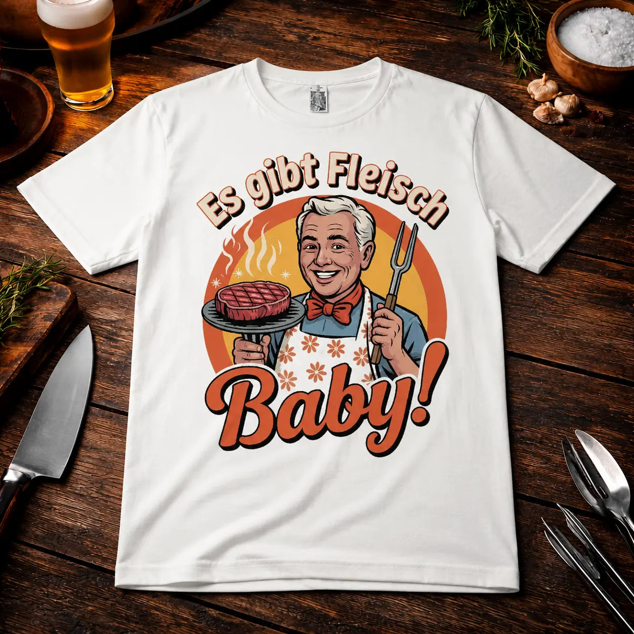 There's meat, baby! – Premium Unisex T-Shirt