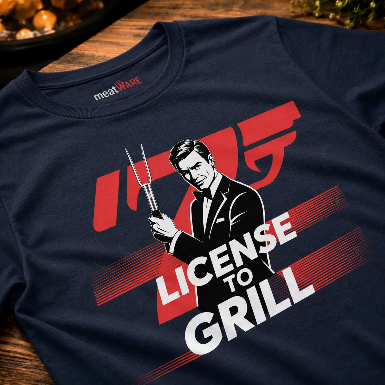 🔫 License to Grill – Premium BBQ T-Shirt