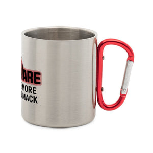 Meatware Logo - Edelstahl - Tasse mit Karabiner | Mug | Meatware