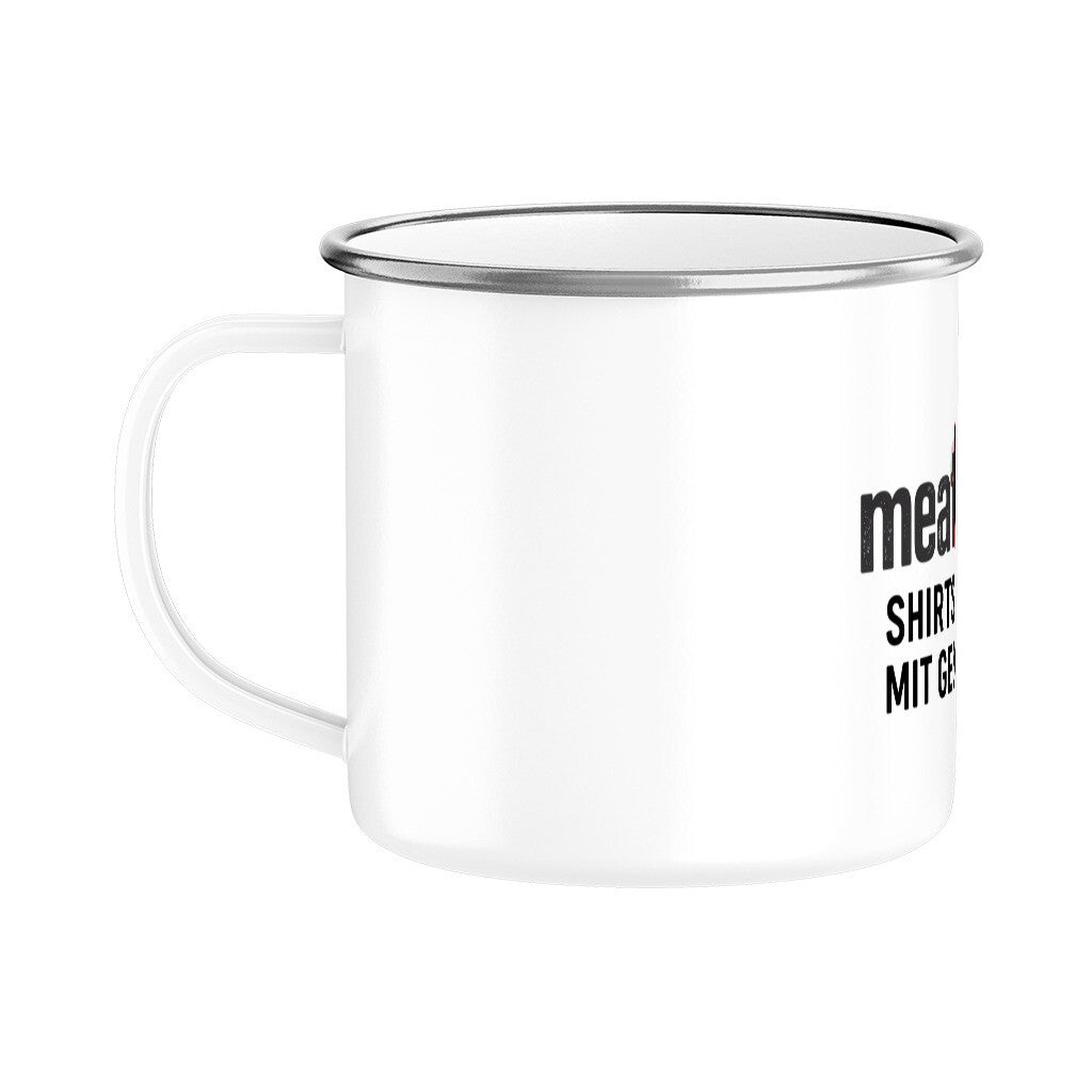 Meatware Logo - Emaille Tasse | Mug | Meatware