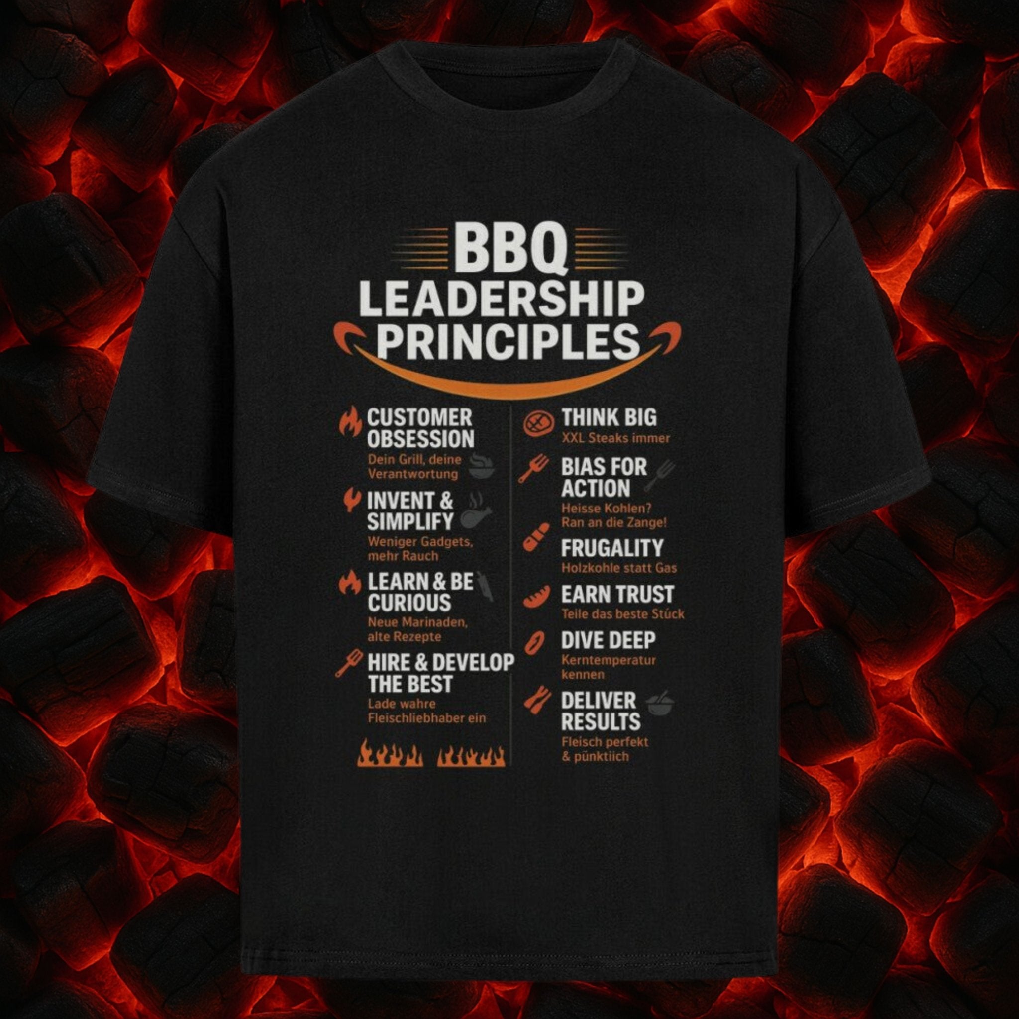 Meatwear – BBQ Leadership Principles - VACANCY Oversized Shirt | T-Shirt | Meatware