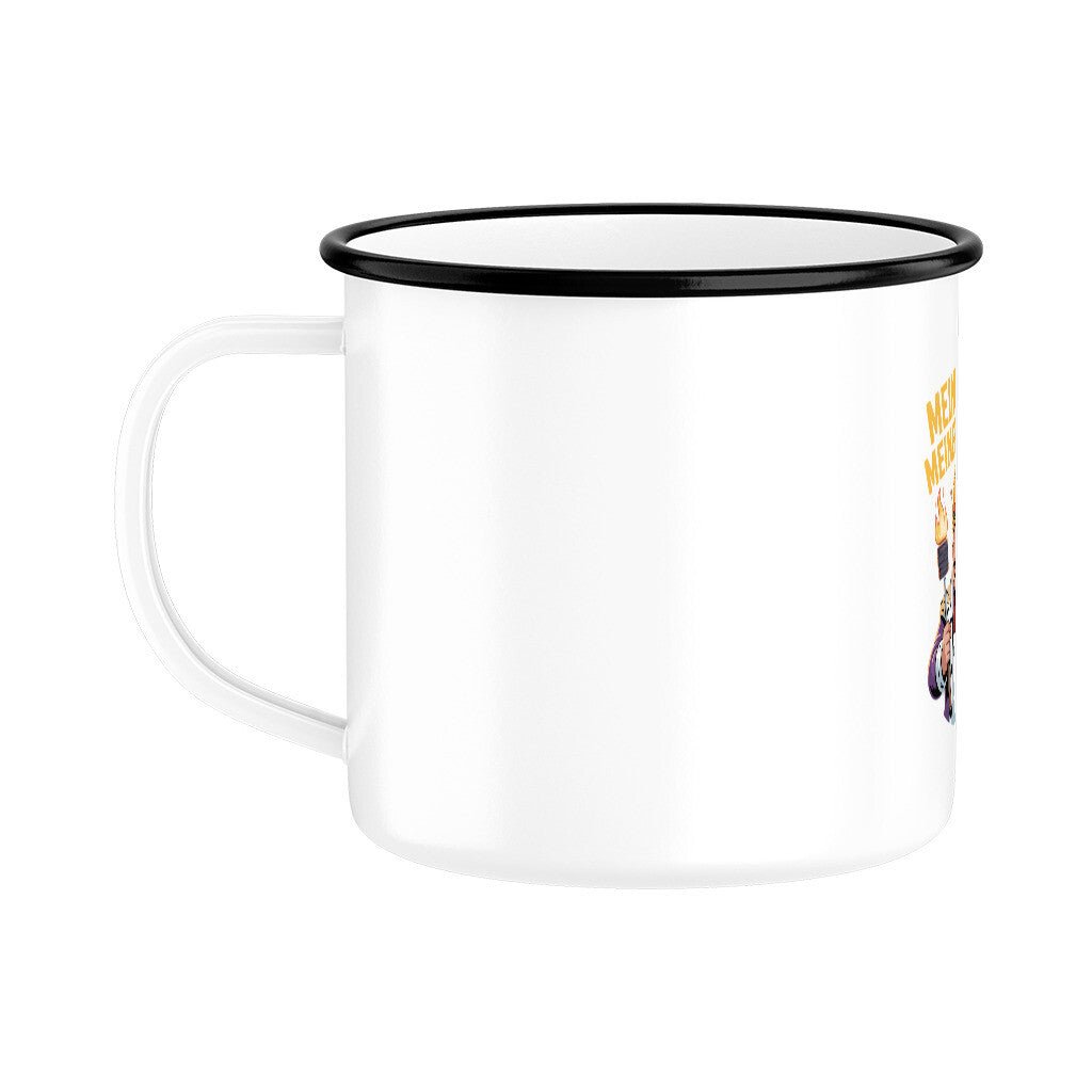 Mein Grill, meine Regeln - Emaille Tasse | Mug | Meatware