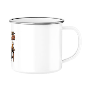 Mein Plan für Heute - Grillen und Bier - Emaille Tasse | Mug | Meatware