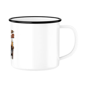 Mein Plan für Heute - Grillen und Bier - Emaille Tasse | Mug | Meatware