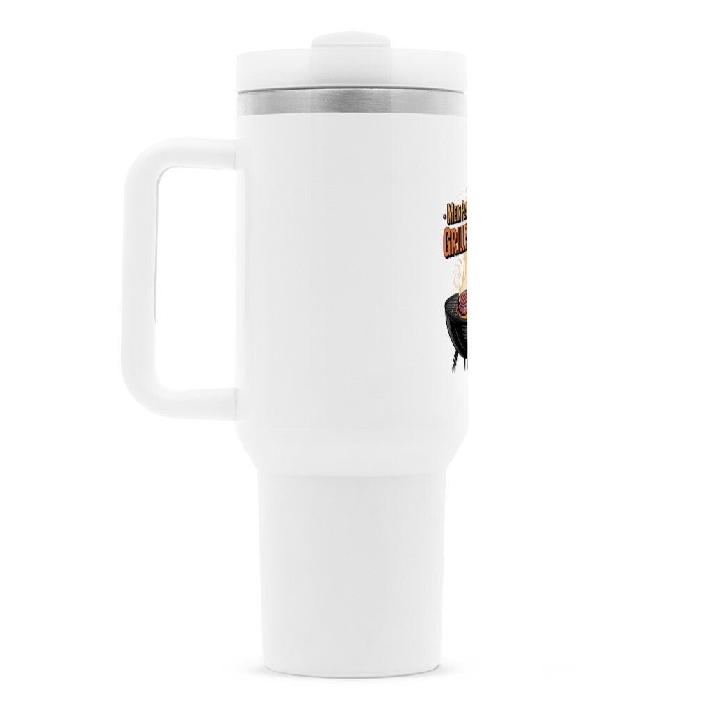 Mein Plan für Heute - Grillen und Bier - Thermobecher | Mug | Meatware