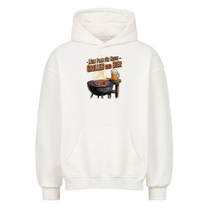 Mein Plan für Heute - Grillen und Bier - VACANCY Oversized Hoodie | Hoodie | Meatware