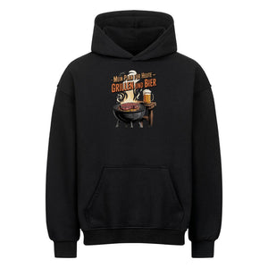 Mein Plan für Heute - Grillen und Bier - VACANCY Oversized Hoodie | Hoodie | Meatware