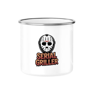 Serial Griller - Emaille Tasse | Mug | Meatware