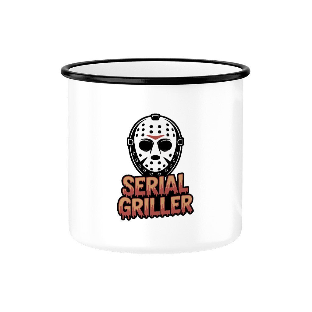 Serial Griller - Emaille Tasse | Mug | Meatware