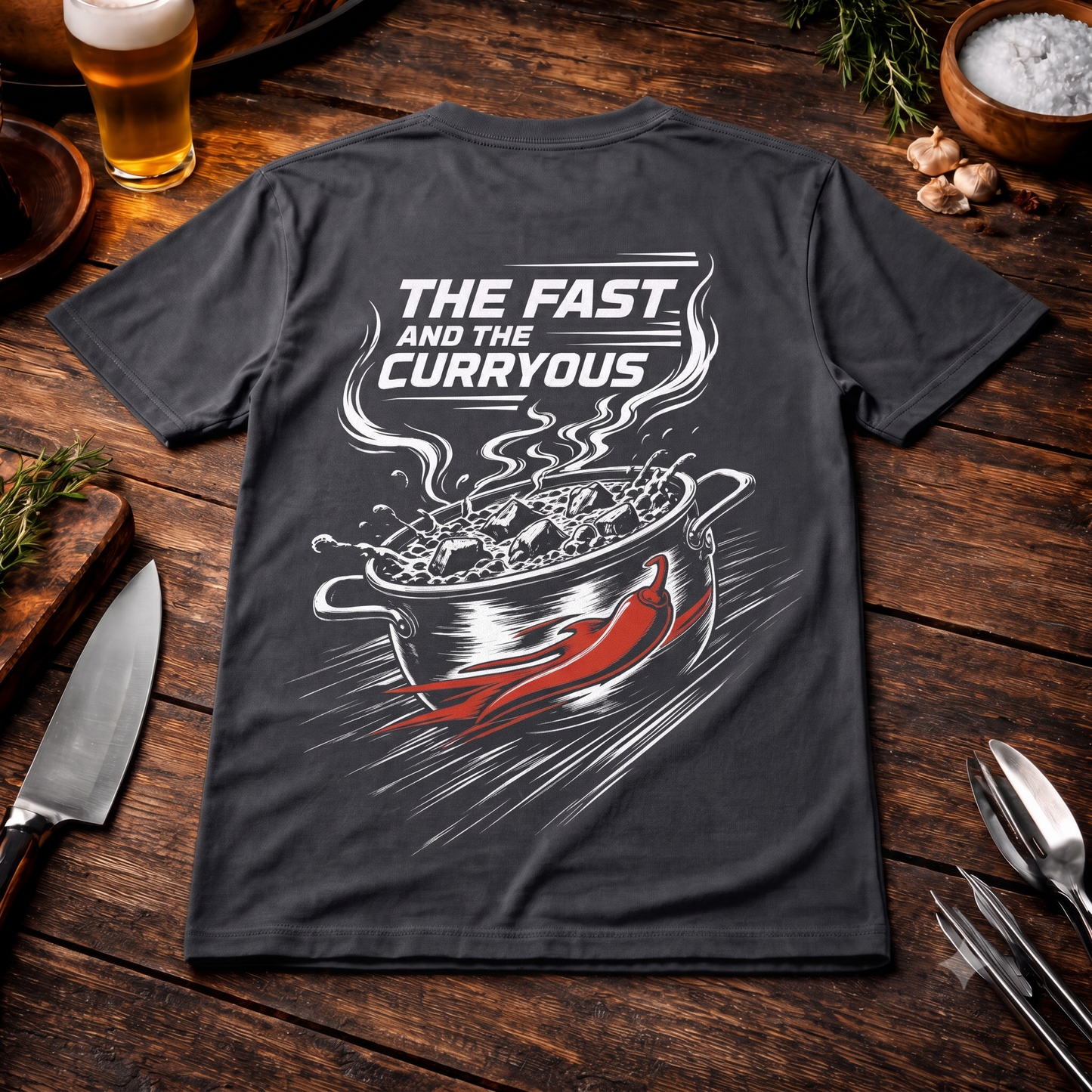 The Fast and the Curryous Streetware Oversized Shirt