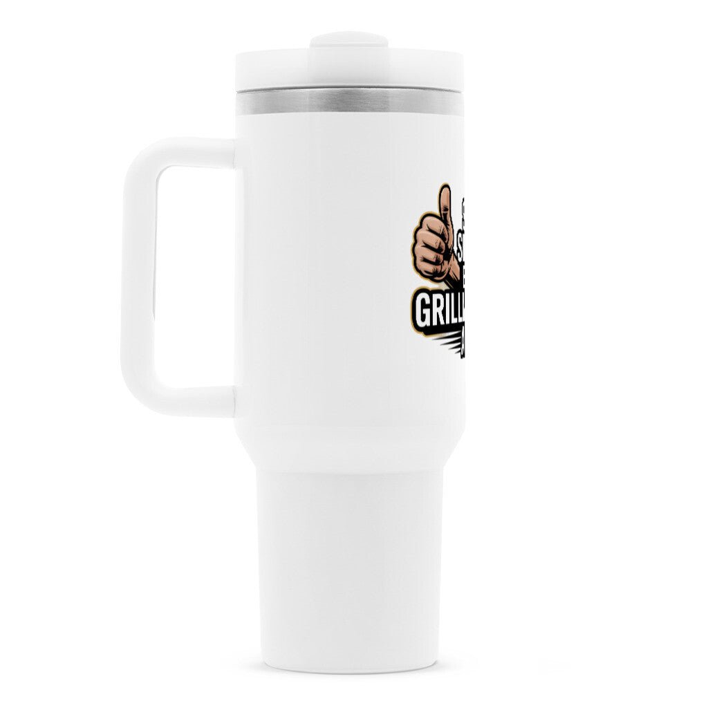 So sieht ein Grillmeister aus - Thermobecher | Mug | Meatware