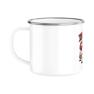 Team Rind - gegen Huhn & Schwein - Emaille Tasse | Mug | Meatware
