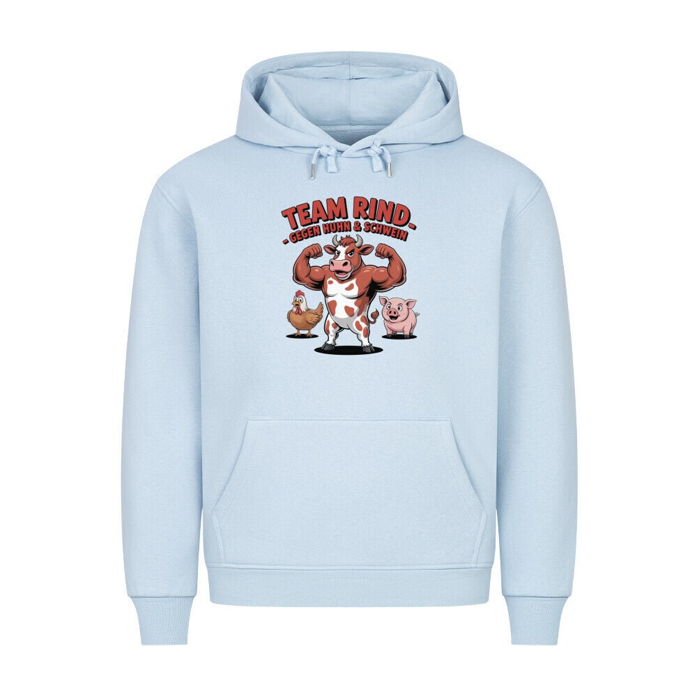 Team Rind - gegen Huhn & Schwein - HigherBlanks Premium Hoodie | Hoodie | Meatware