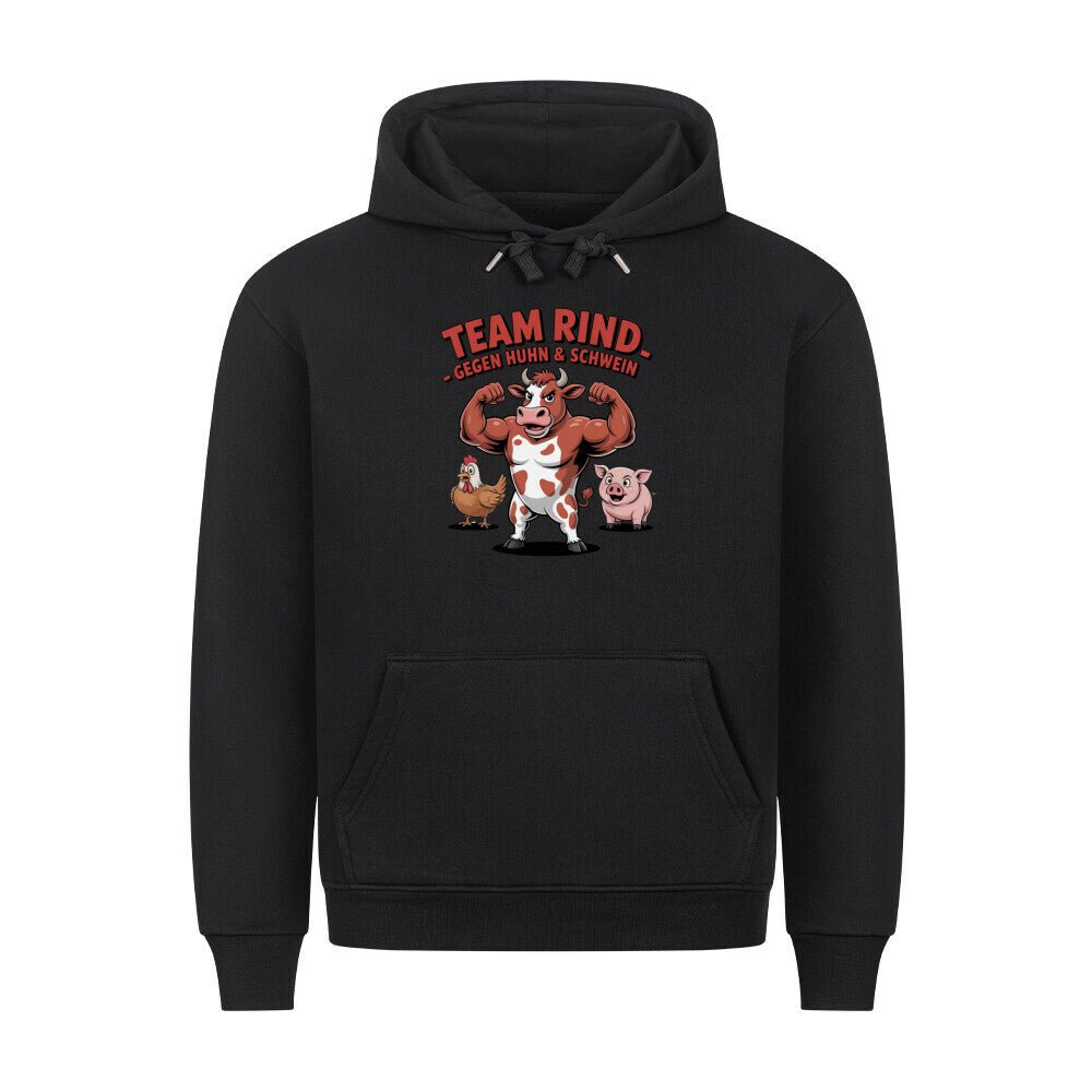 Team Rind - gegen Huhn & Schwein - HigherBlanks Premium Hoodie | Hoodie | Meatware
