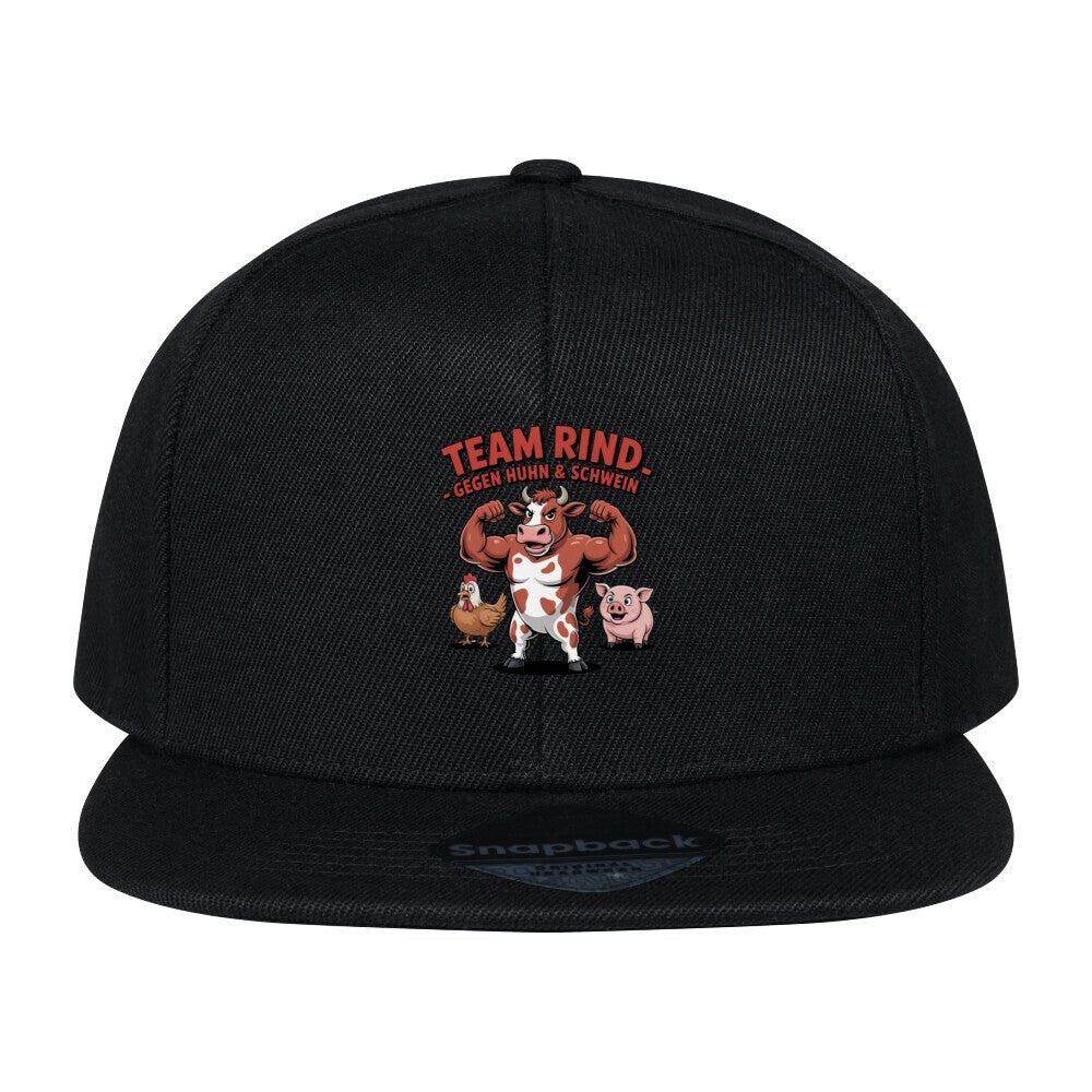 Team Rind - Gegen Huhn & Schwein - Snapback Cap | Cap | Meatware