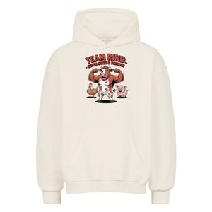 Team Rind - Gegen Huhn & Schwein - VACANCY Oversized Hoodie | Hoodie | Meatware
