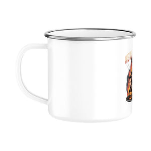 We will grill you - Emaille Tasse | Mug | Meatware