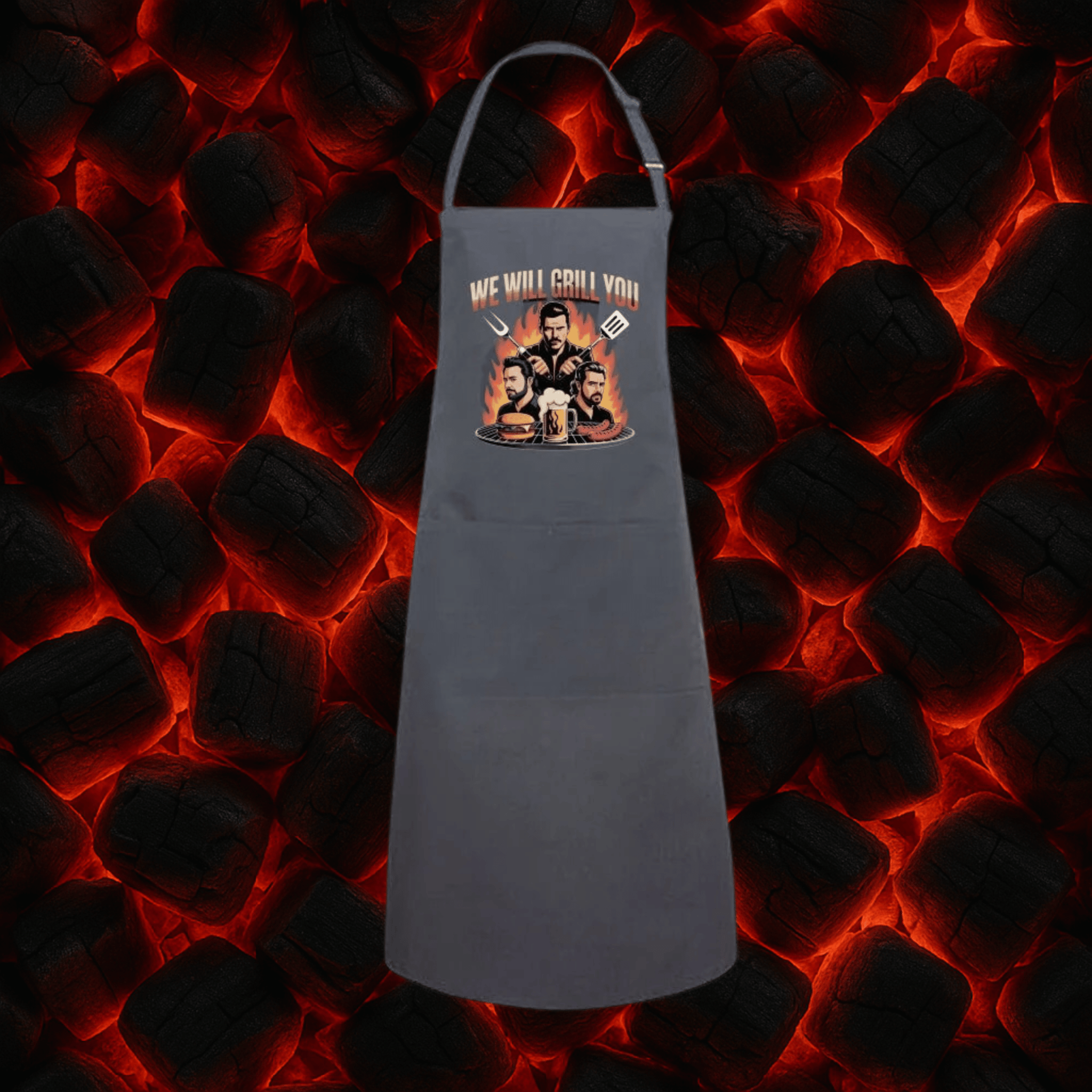 We will grill you - Grillschürze | Apron | Meatware
