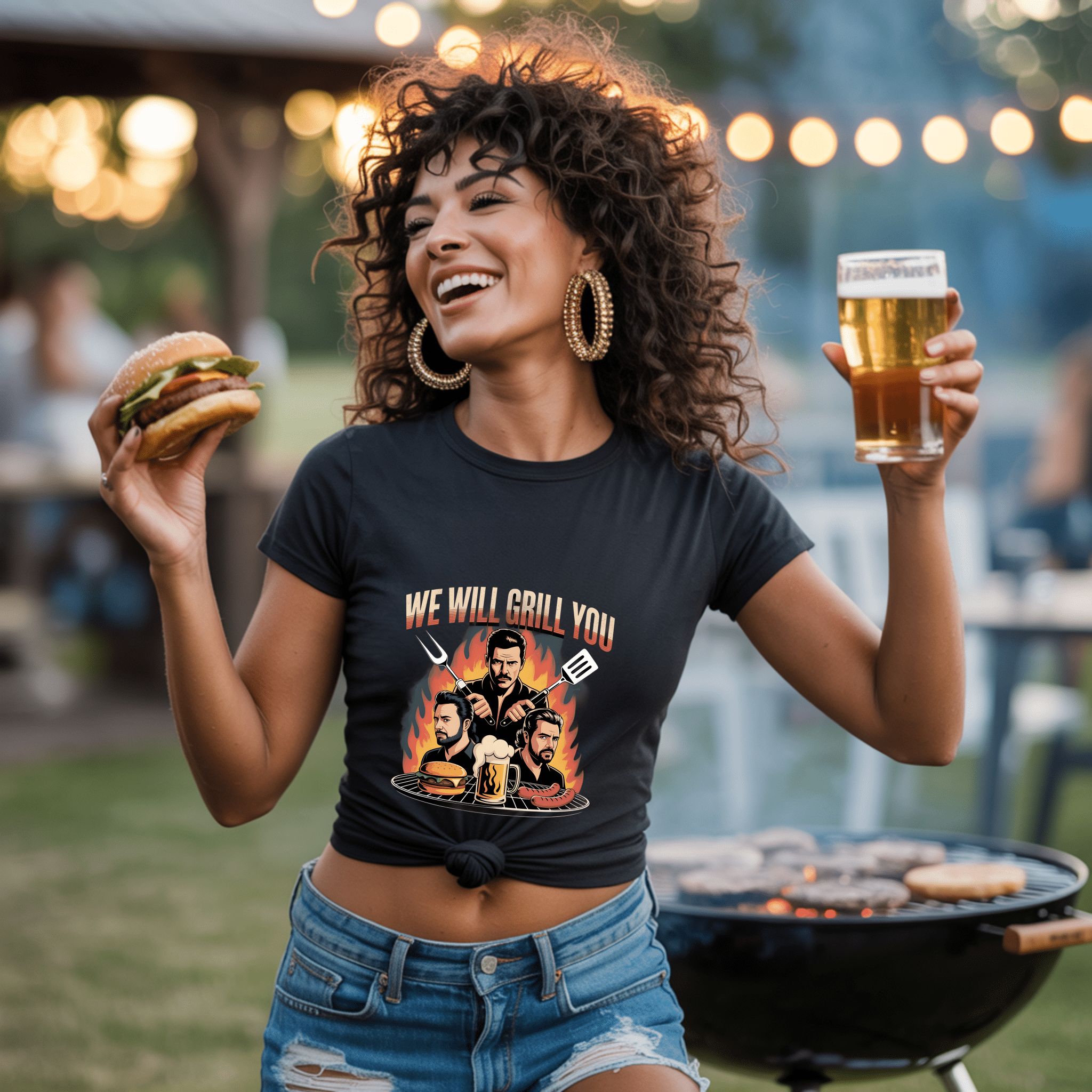 We will grill you - HigherBlanks Premium T-Shirt | T-Shirt | Meatware