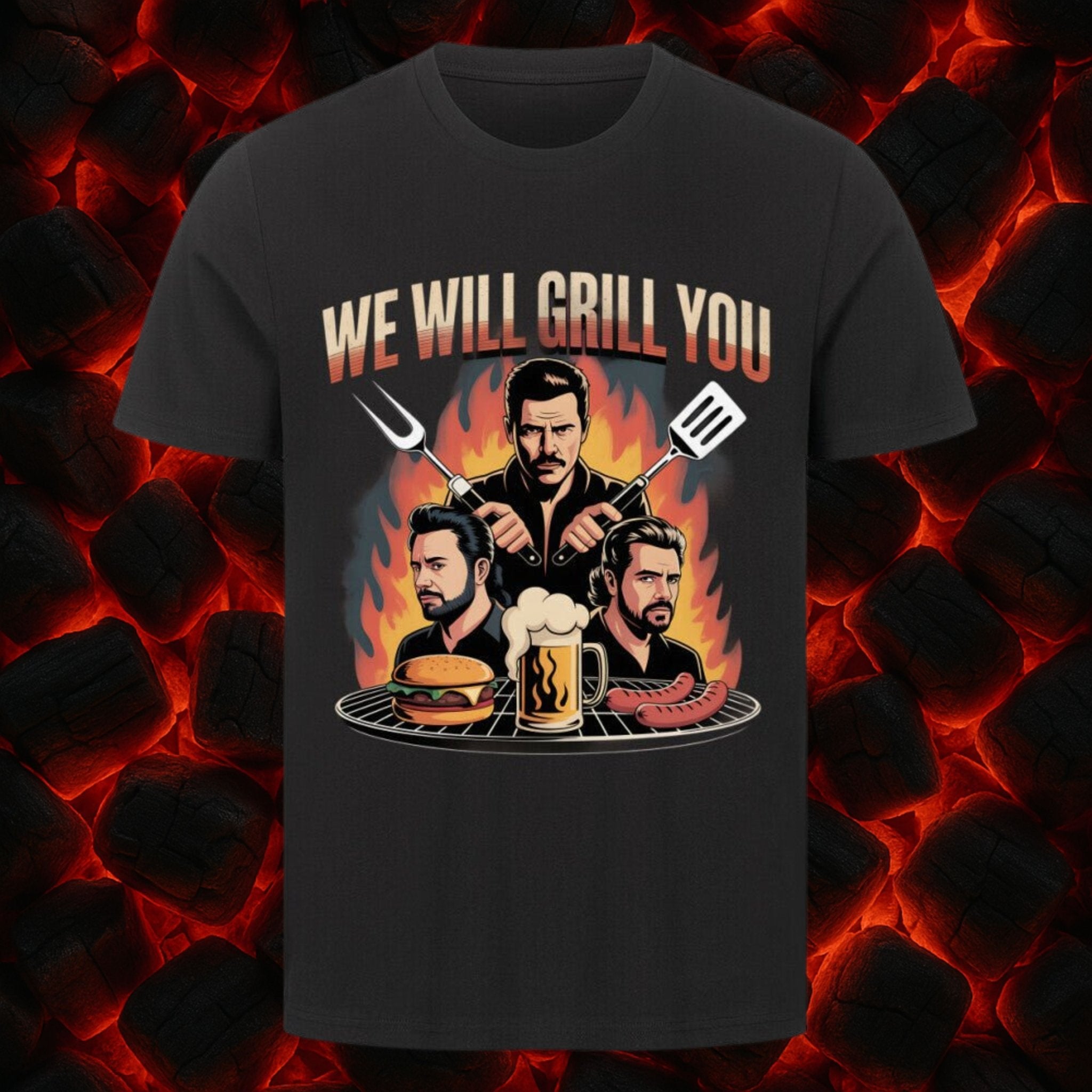 We will grill you - HigherBlanks Premium T-Shirt | T-Shirt | Meatware
