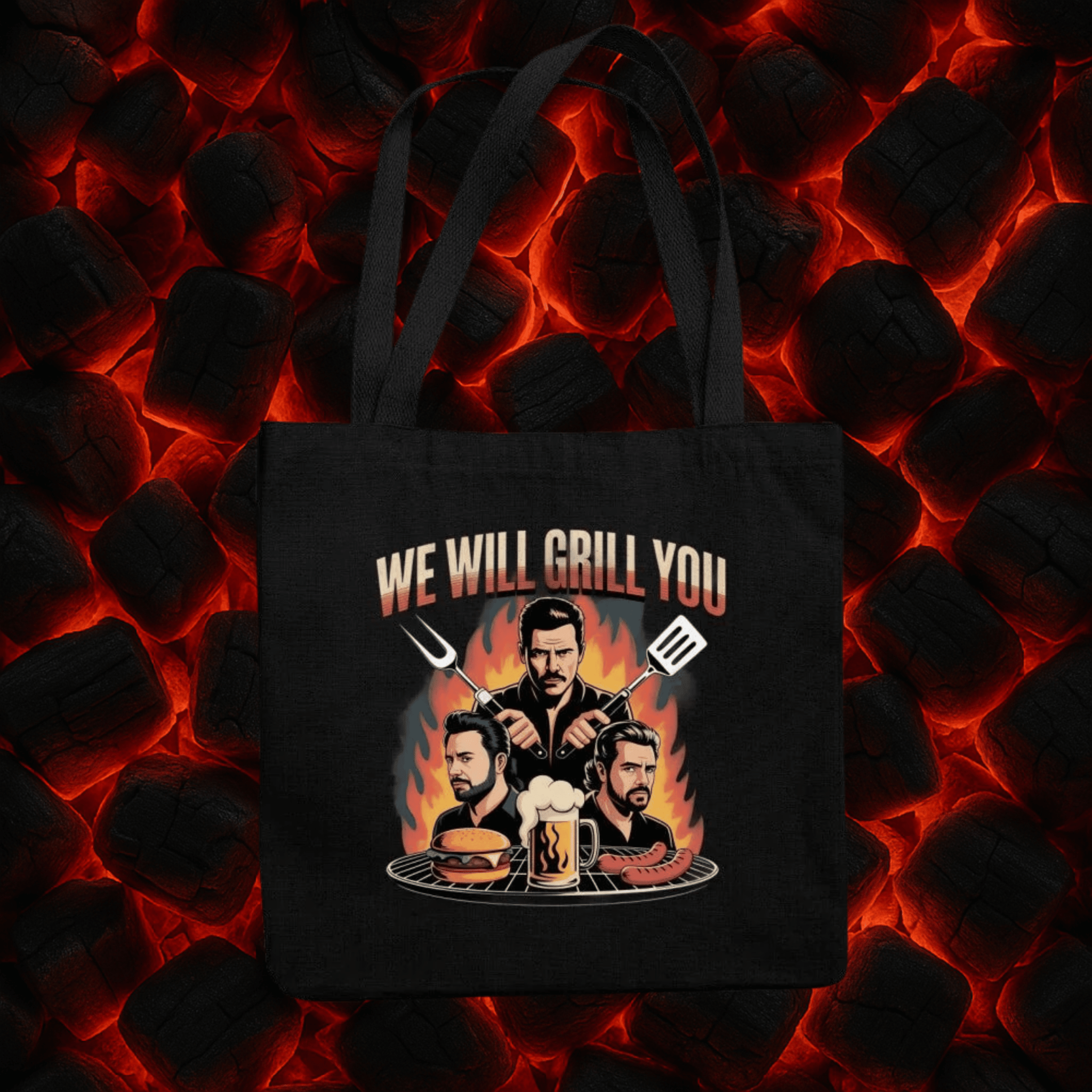 We will grill you - Jutebeutel | Bag | Meatware