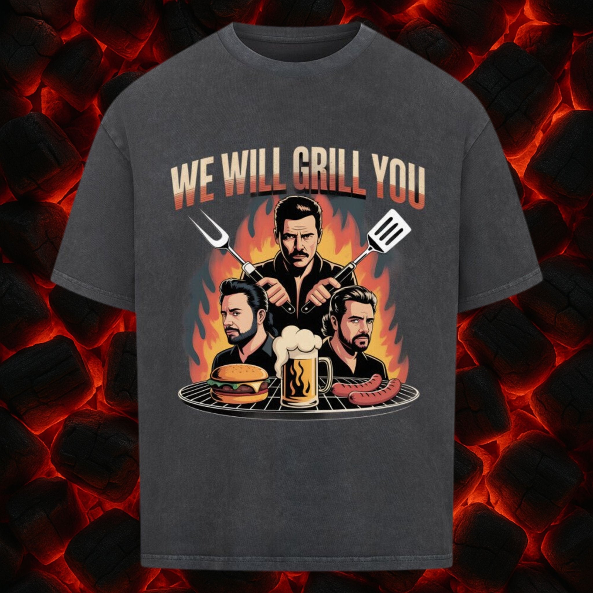 We will grill you - VACANCY Oversized Shirt | T-Shirt | Meatware