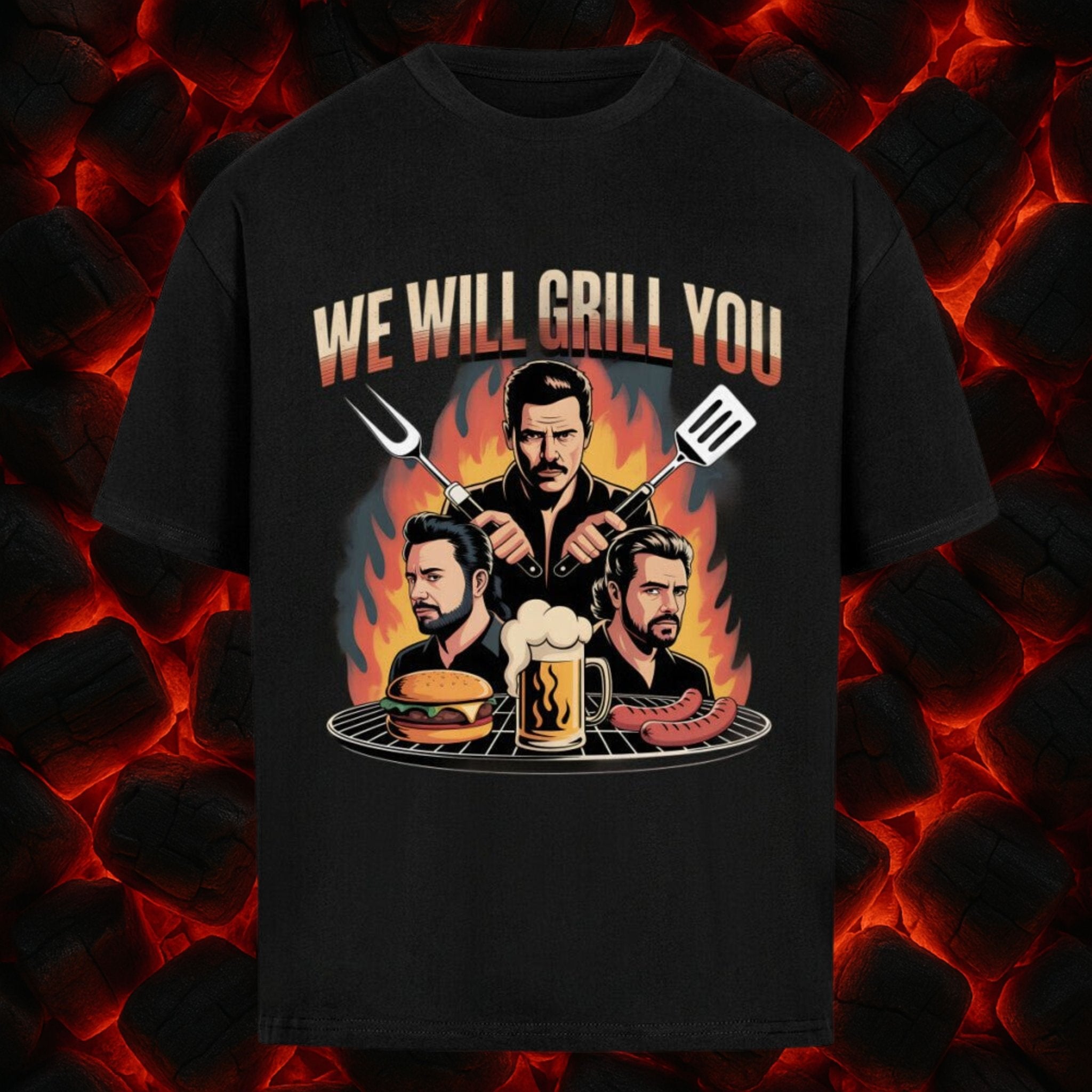 We will grill you - VACANCY Oversized Shirt | T-Shirt | Meatware