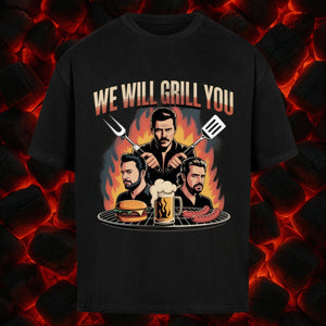 We will grill you - VACANCY Oversized Shirt | T-Shirt | Meatware