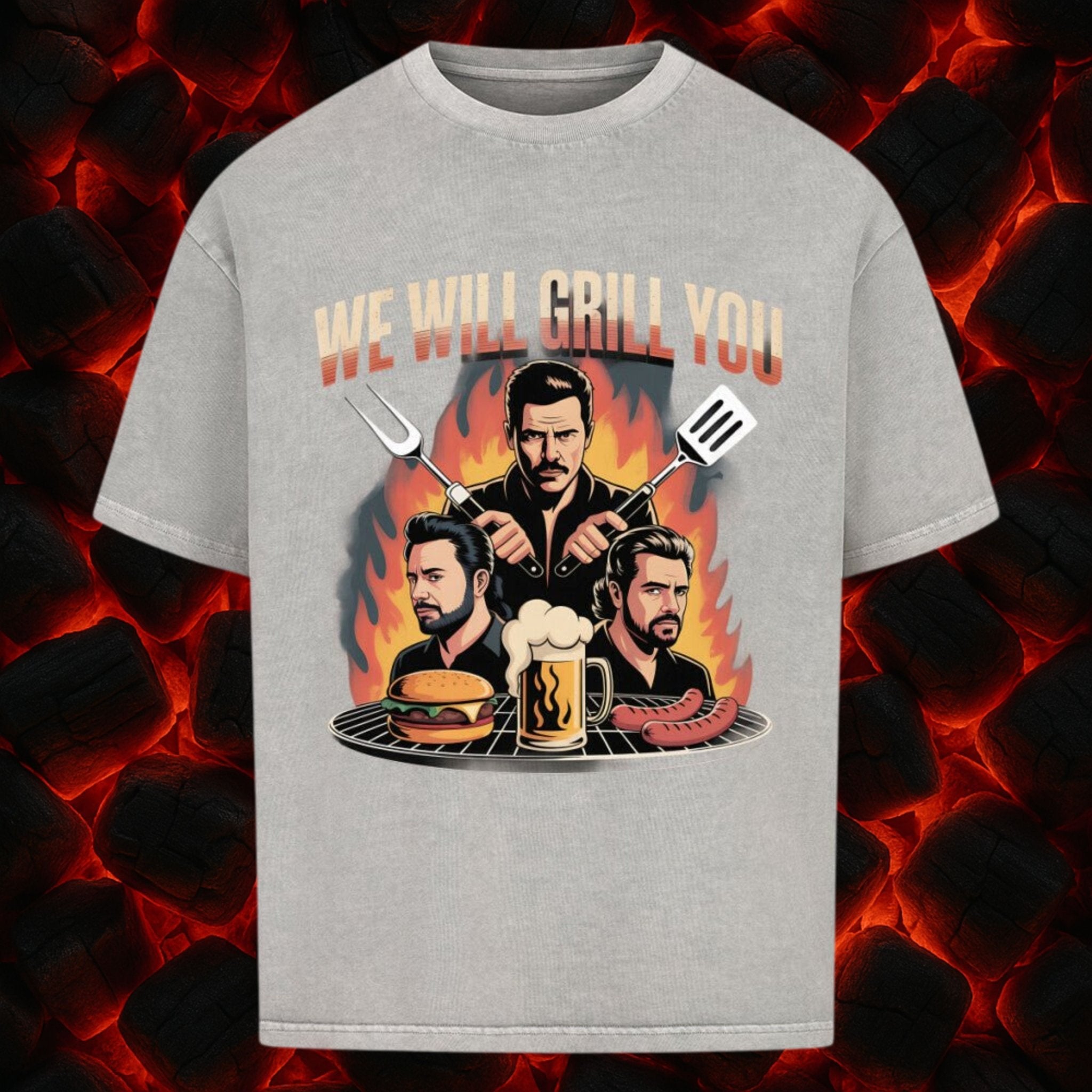 We will grill you - VACANCY Oversized Shirt | T-Shirt | Meatware