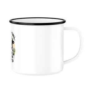 Wer Sahne will, muss Kühe schütteln - Emaille Tasse | Mug | Meatware