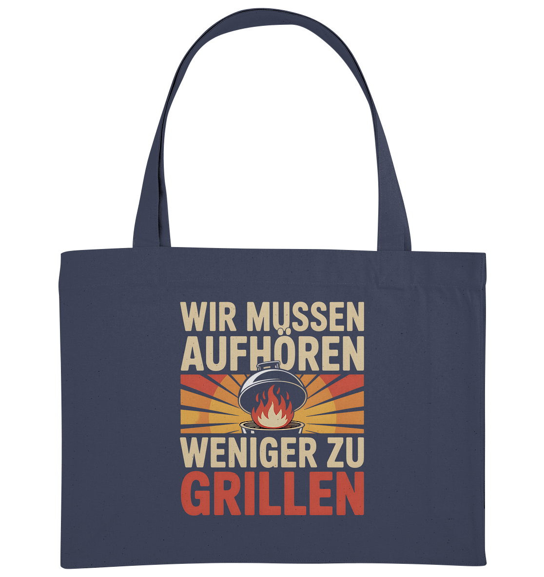 Wir müssen aufhören weniger zu grillen - Organic Shopping - Bag | Taschen | Meatware