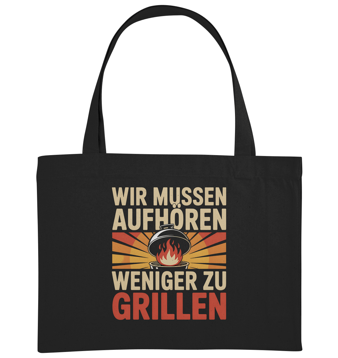 Wir müssen aufhören weniger zu grillen - Organic Shopping - Bag | Taschen | Meatware