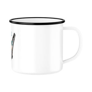 Zange. Glut. Respekt. - Emaille Tasse | Mug | Meatware