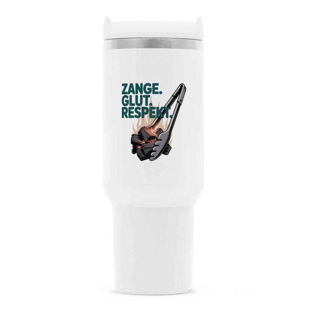 Zange. Glut. Respekt. - Thermobecher | Mug | Meatware
